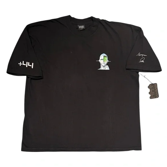 Hajime SORAYAMA Circuit T-Shirt Lewis Hamilton +44 Black w